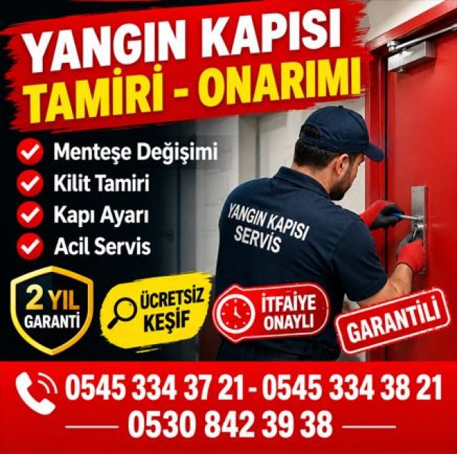 İstanbul Ucuz Yangın Kapısı | Ekonomik Yangın Kapısı ve Tamir Çözümleri